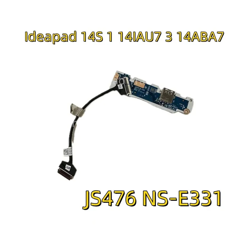 

Флэдер JS476 для Lenovo Ideapad 14S 1 14IAU7 3 14ABA7 SD Card Reader USB Board с кабелем