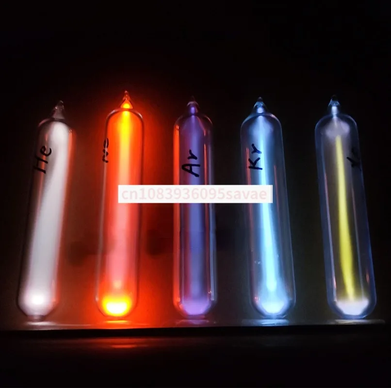 Glass sealed rare gas light-emitting tube Rare gas tubes argon helium neon krypton xenon and Nitrogen oxygen carbon dioxide.