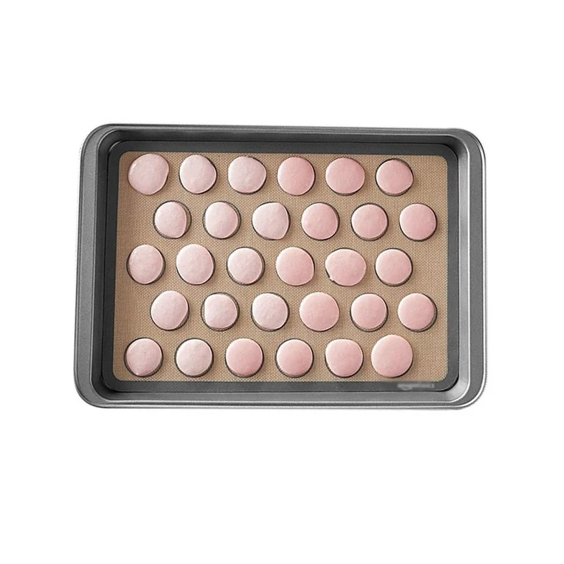 1PCS 42x29.5cm Silicone Macaron Baking Mat Non Stick Silicon Liner  Bake Pans And Rolling For Macaroon Pastry Cookie Cake Making