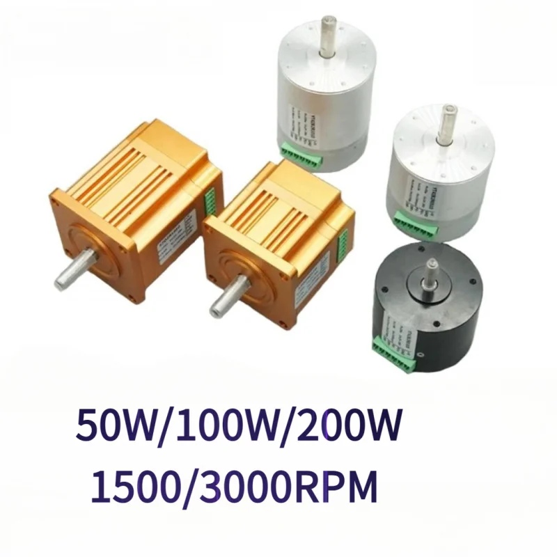 

Wovpower 24V DC Low Voltage Servo Motor, 50W/100W/200W, 1500/3000RPM, Pulse + CAN/485 Communication, 0.96Nm