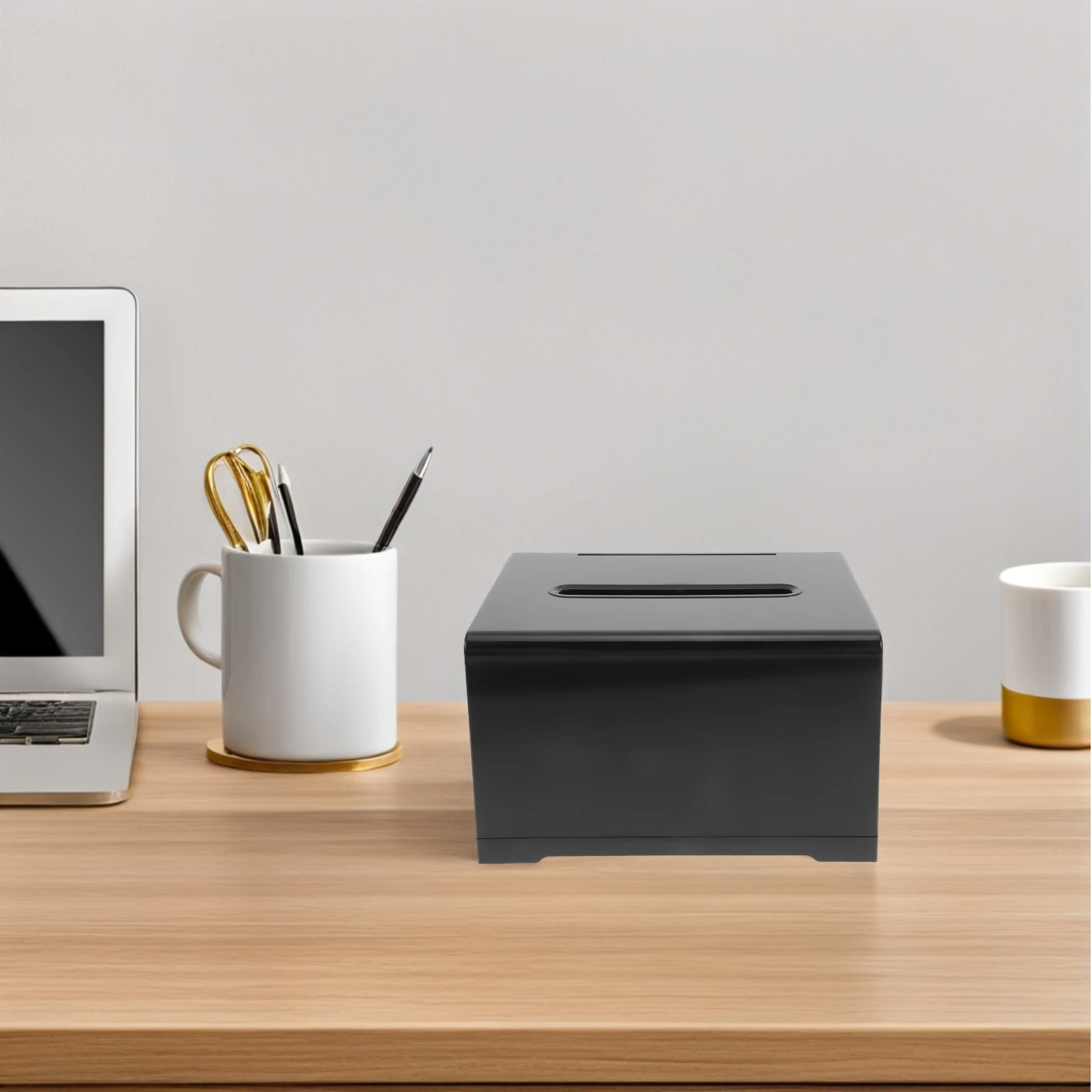 Caixa de doação com tampa transparente, cédula acrílica para eleições voadoras, organizador de armazenamento de cartão de visita, caixa de sugestão de eventos para coleta de fundos