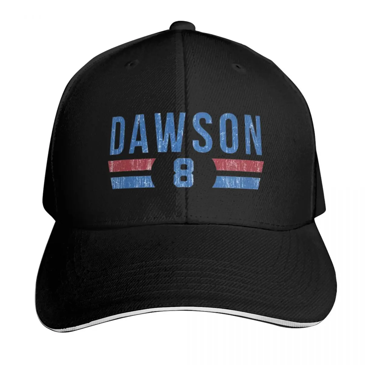 Andre Dawson Font Signatures Baseball Cap Casual Daily Wear Quick Dry Performance Cotton Twill Breathable