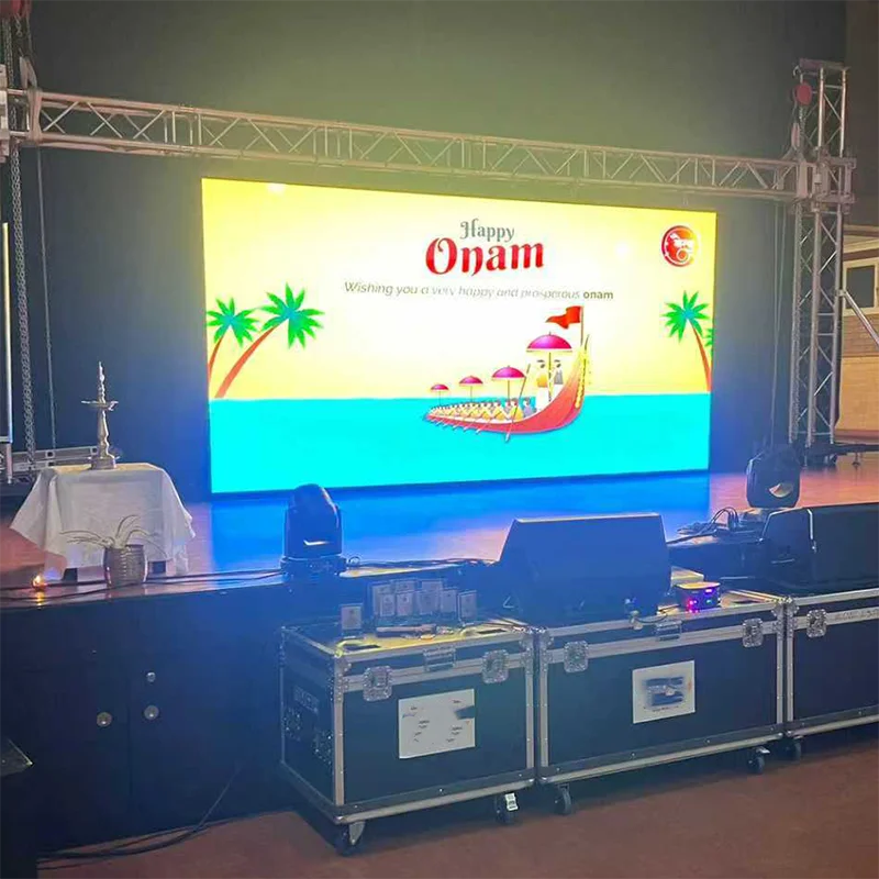 High Quality Unilumin Curved Modular 55 Inch Portable Totem Banner Outdoor Stand Folding P3 P4 Wall Used LED Video Wall