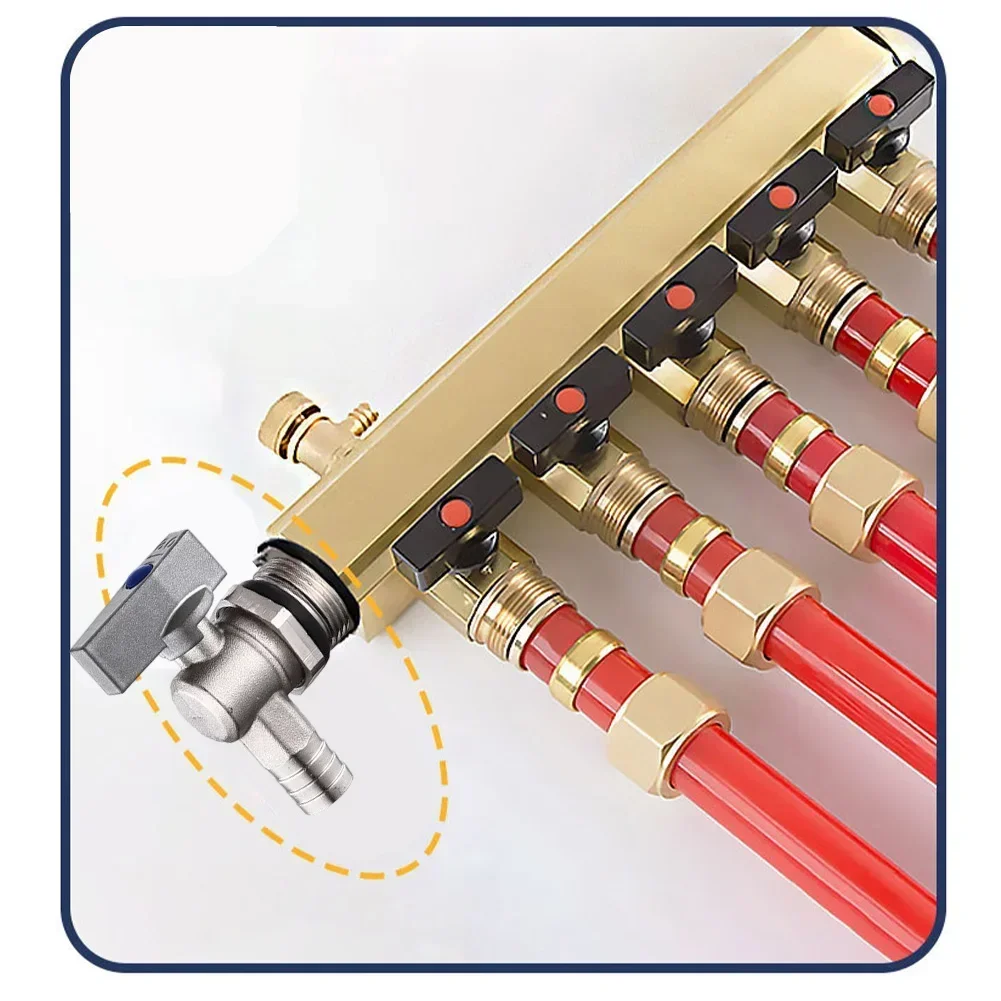Underfloor Heating Water Distributor Drain Valve Is Designed Specifically For Efficient Drainage,for Optimal Performance