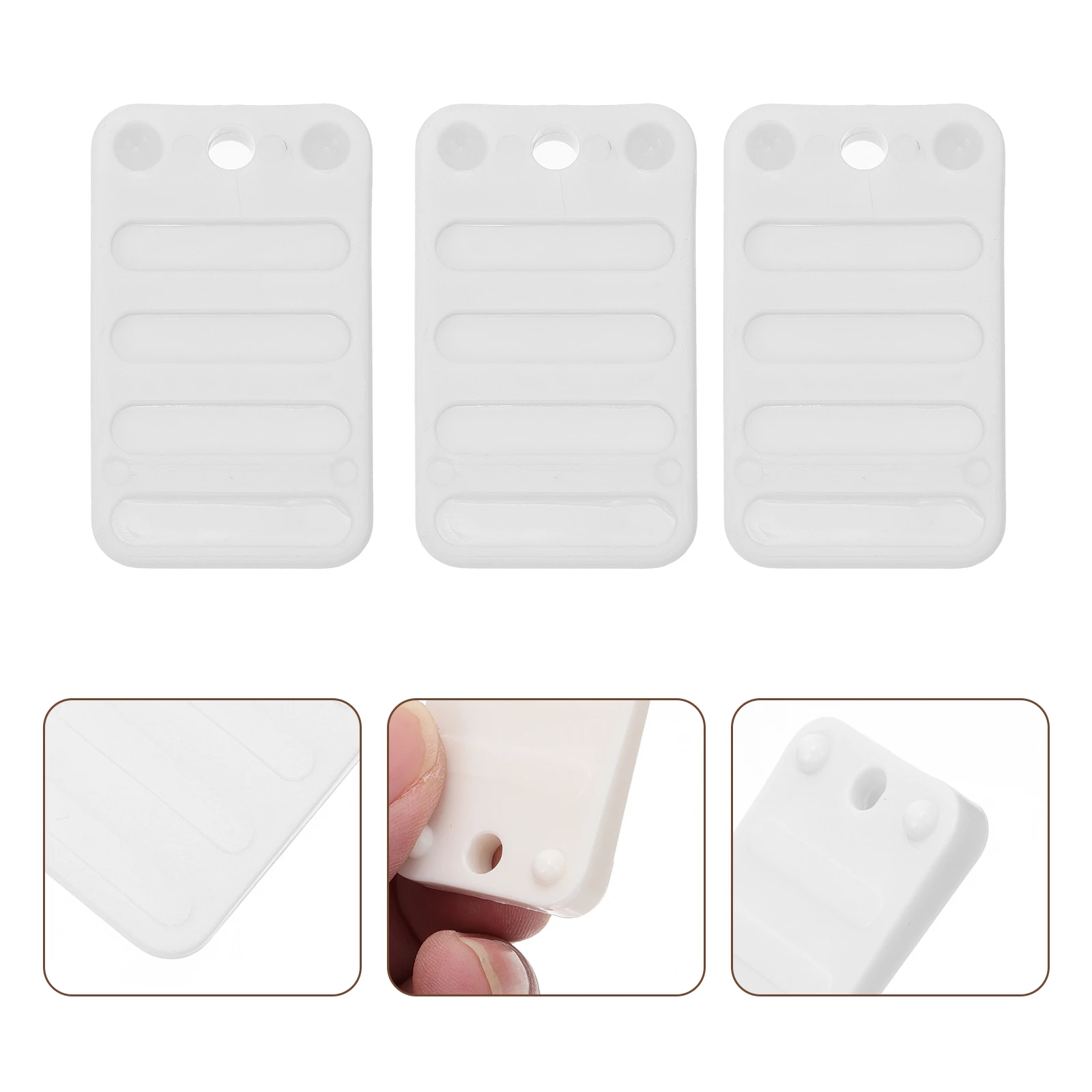 

15 Pcs Furniture Shims Leveling Pads ABS Material Durable Texture Table Shims Toilet Leveling Furniture Legs