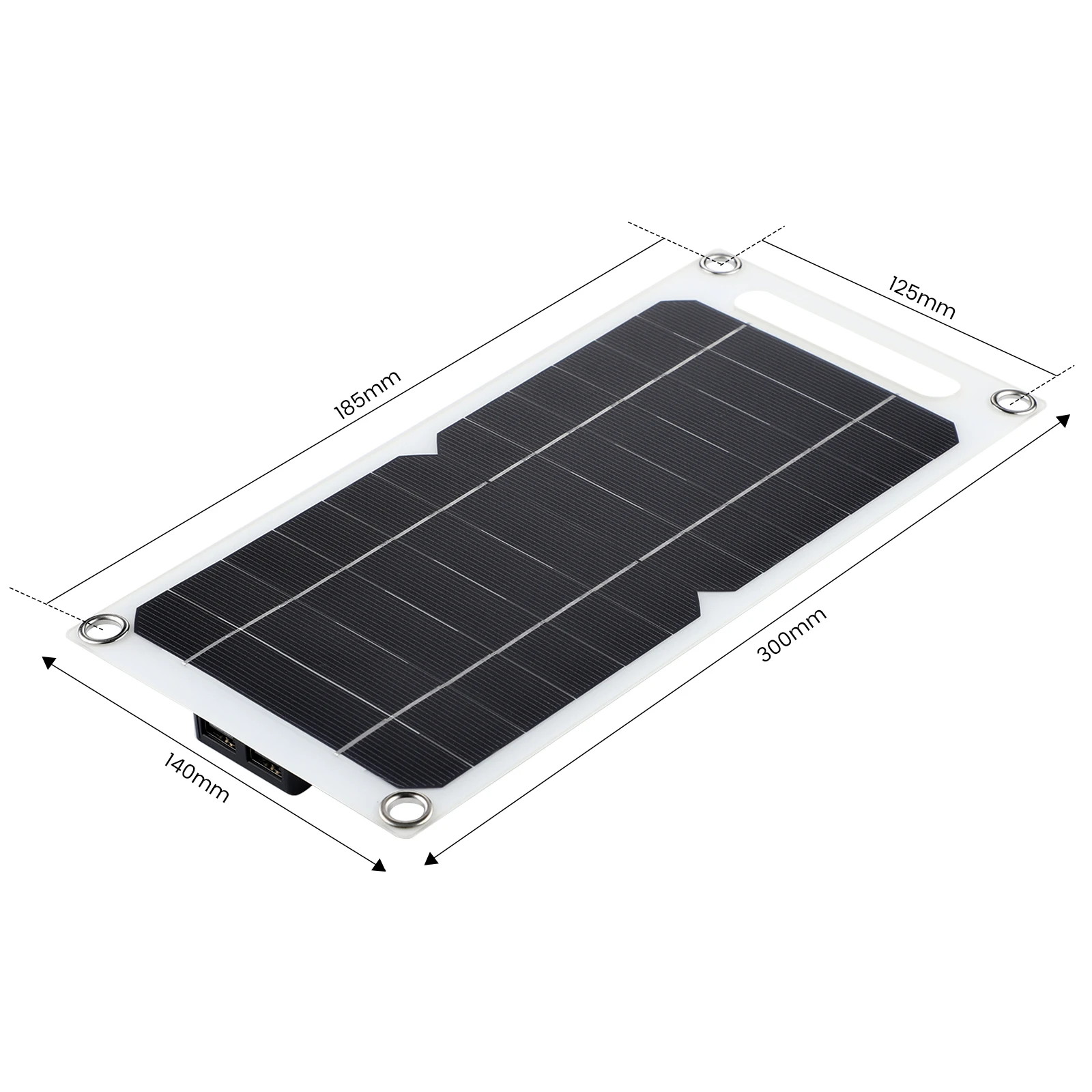 SUNYIMA 1PCS Portable Solar Panel Charger 6V 1A 300*140mm Monocrystalline Silicon Solar Panels USB Charging Mobile Power Battery