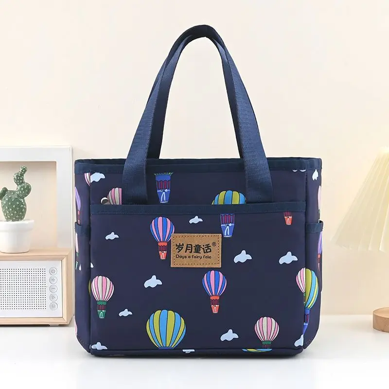 

Large capacity bento handbag insulation bag cartoon lunch box bag student bringing lunch lunch box bag work rice bag