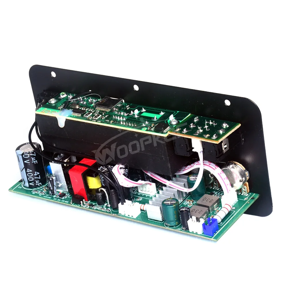 Woopker D20 Bluetooth-Verstärkerplatine, 60–200 W, Subwoofer-Verstärker für Heim-Audio, Auto, LKW, Wohnmobil, Wohnmobil, USB, FM-Radio, TF-Player – Detail 9