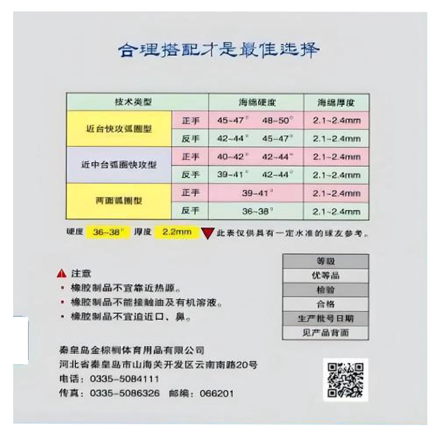 تنس الطاولة بينغبونغ المطاط مع الإسفنج ، نوع حلقة 2 الجانب ، نقطة في ، باليو CJ8000