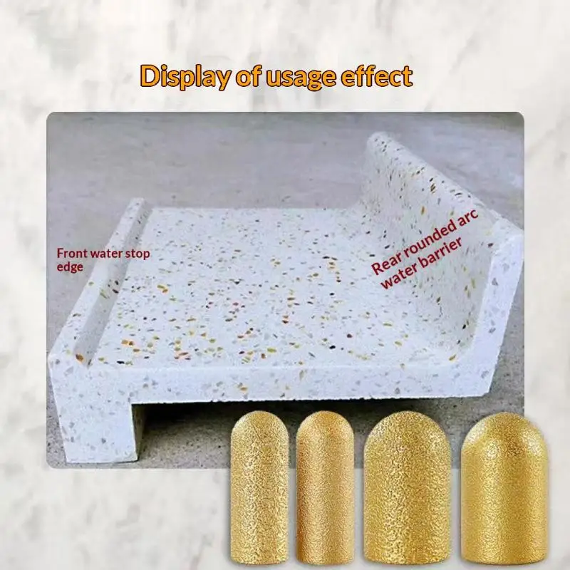 Circular Grinding Head Rear Water Blocking Arc Polishing For Stone Ceramic Tile Cast Iron Glass Countertops Care Tools