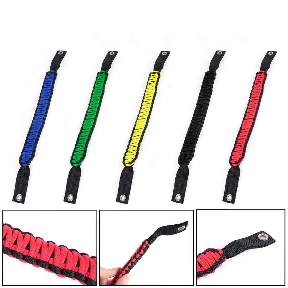 MUGE-مقبض سقف السيارة حبل المقبض عمود لف المقبض لفورد برونكو 2021-2024 الملحقات الداخلية BAG107