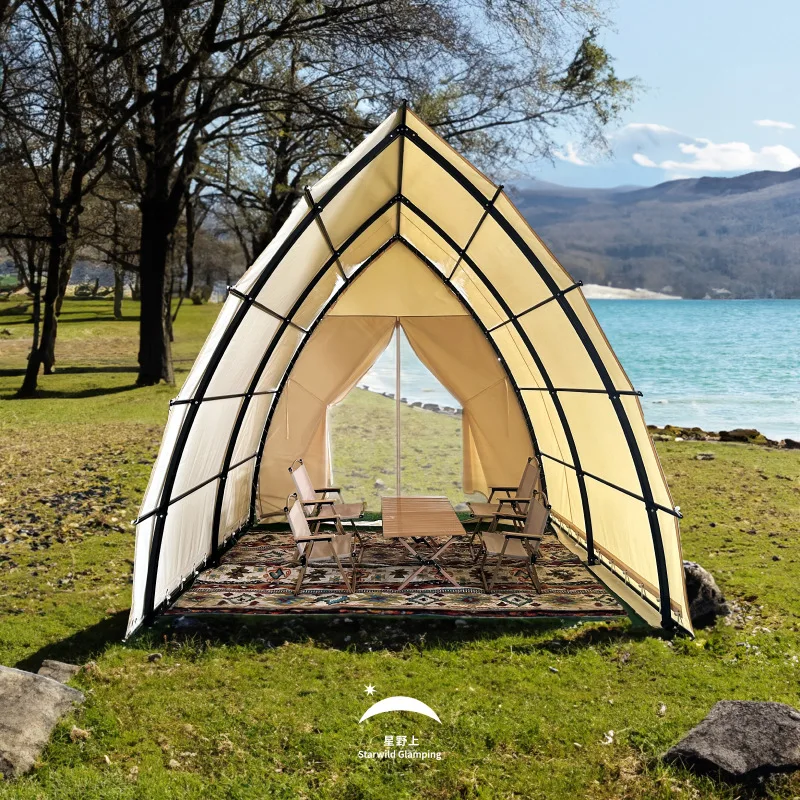 Customized Hoshino Upper Camp Tent Restaurant Hot Pot BBQ Roof Rooftop Shopping Mall Night Market Private Card Block Pyramid Tri