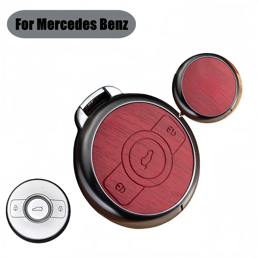 Para mercedes benz smart fortwo 1 brasus 1 benz smart 2022 2023 capa chave do carro caso escudo titular fob proteção chaveiro acessório