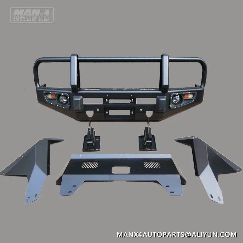 

Factory Hot Selling TOP MANx4 Steel Front Bumper Bull Bar Nudge Bar for Range Rover 02-12 L322