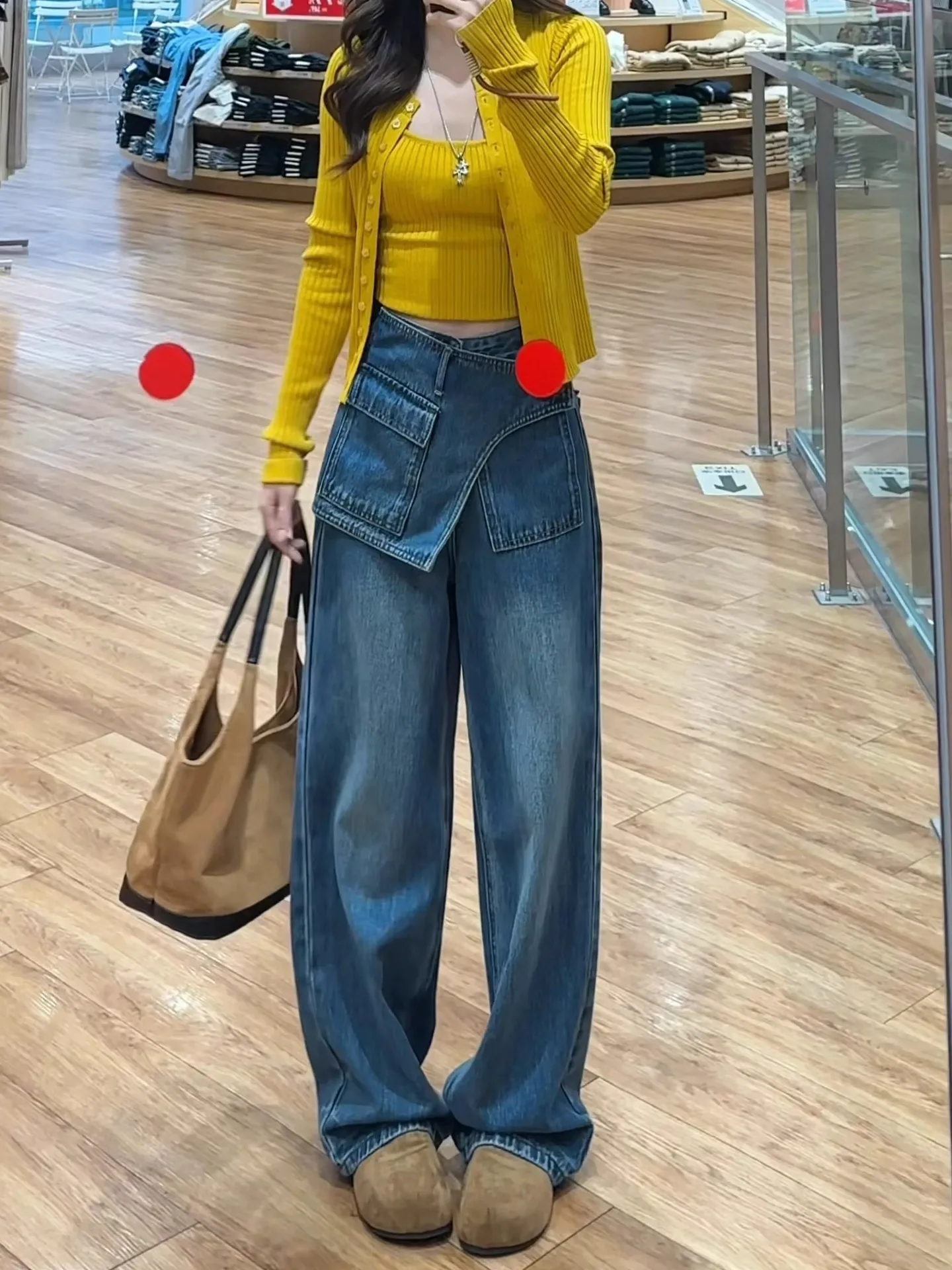 

Широкие брюки, льняные женские брюки, ранняя осень, облегающие драпированные брюки в стиле преппи, академия, социальное мероприятие, плиссированные саржевые регулируемые спандекс, 2025 г.