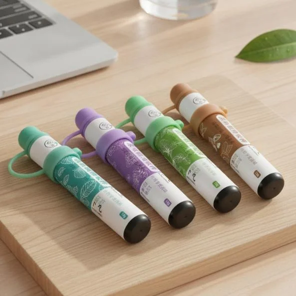 Gym Use Plant Aroma Nasal Inhaler Stick 1Pcs Refreshing Multi Flavor Cool Scent for Post Workout Refresh