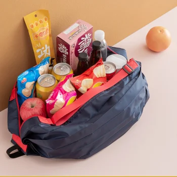 Herbruikbare milieuvriendelijke boodschappentassen Grote draagbare opvouwbare schoudertas Handtas Zak Totes Tas Opvouwbare boodschappen kopen