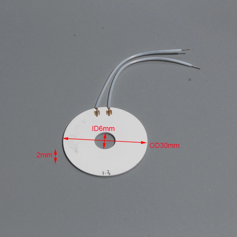 LUJINXUN Circular High-temperature Ceramic Heating Element MCH Alumina Heater Element Φ 30- Φ 6MM Instant Heat Plate 1PC