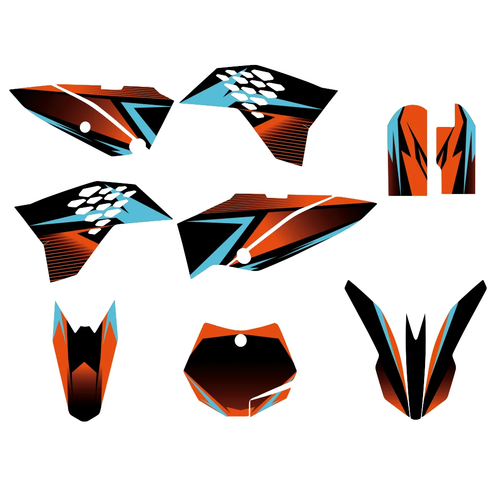 

Full Set of Off-Road Motorcycle Decals For SX 65 2009-2012 Models Waterproof and UV-Resistant Vinyl Decals Vehicle Stickers