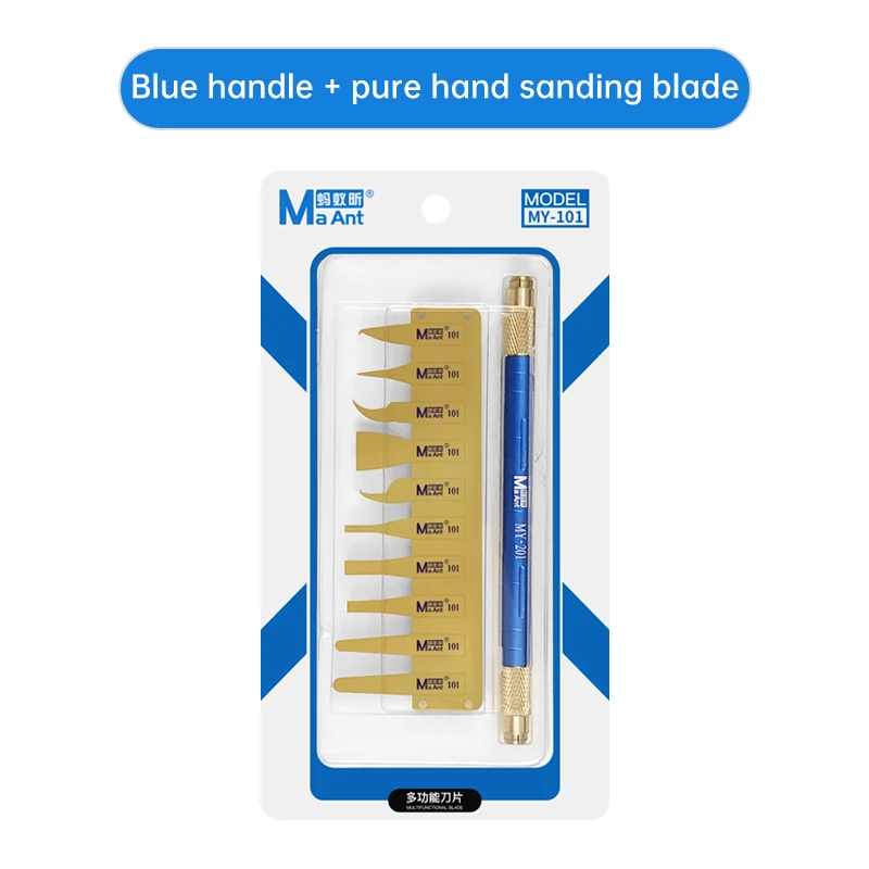 Imagem -06 - Maant My101 Multifuncional Cpu ic Remoção de Cola Faca Handle para o Reparo do Telefone Móvel Motherboard Nand Cpu Limpeza Ferramenta Prying