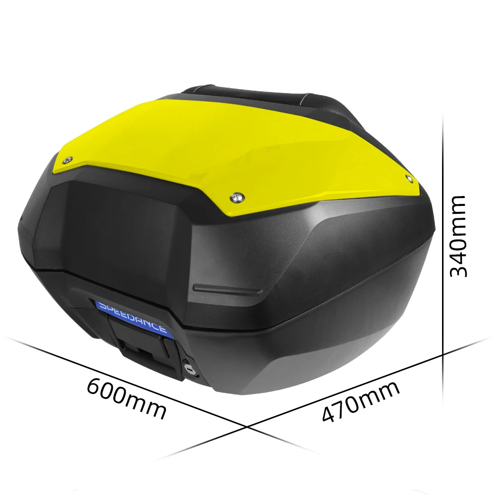 50L Rear Top Case for Honda XADV750 2022-2026 Motorcycle, Large-Capacity Luggage Box, Unlockable with Original Motorcycle Key