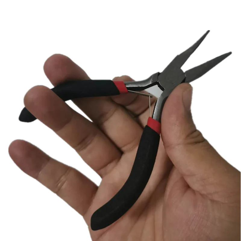 2cm Beauty Stainless Steel Hair Pliers Tip Plier DIY Hair Extension Tools Flat Type Plier Clamp For Hair Extensions hair accesso