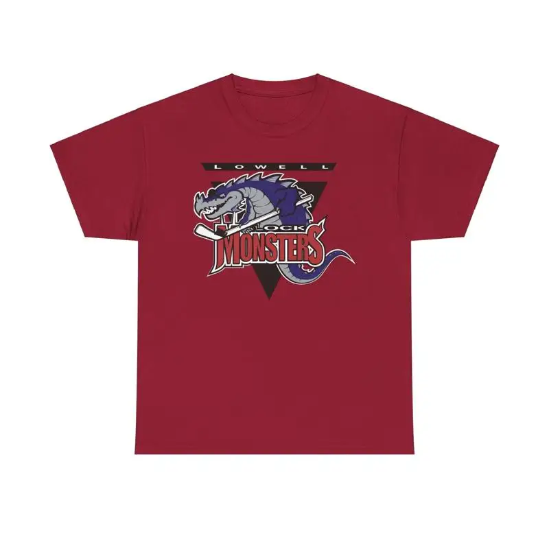 Lowell Lock Monsters American Hockey League 1998 2006 Massachusetts T shirt