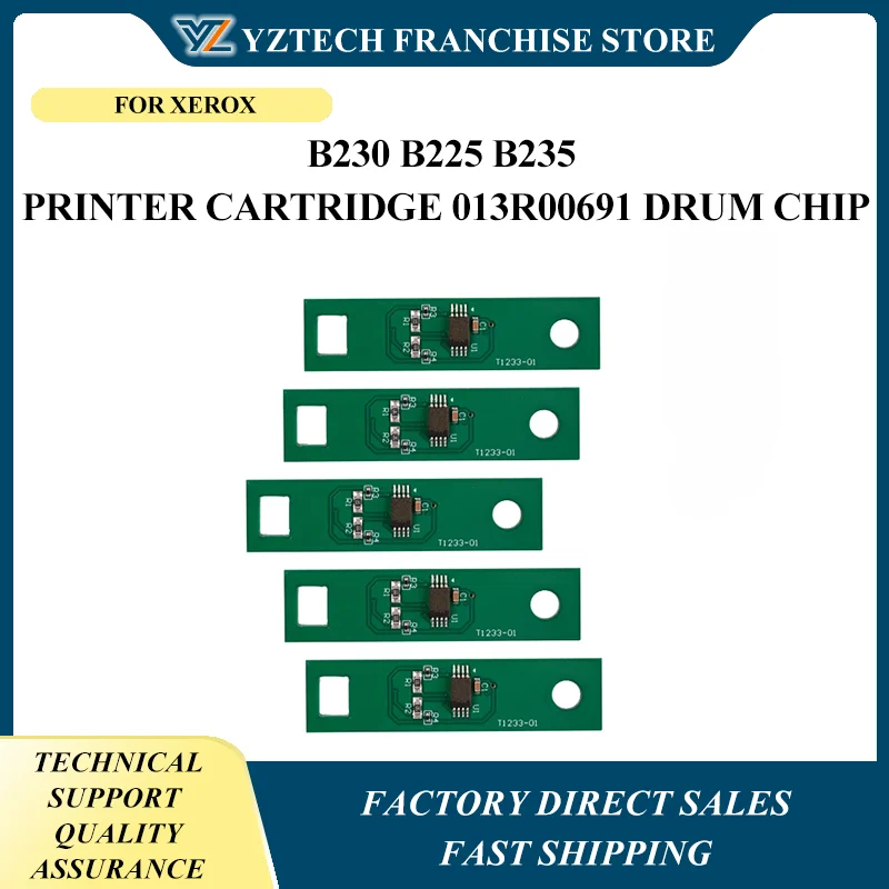 

Toner chip B230 B225 B235 006R04403 006R04404 006R04400 006R04401 for Xerox B230 B225 B235 printer cartridge 013R00691 drum chip