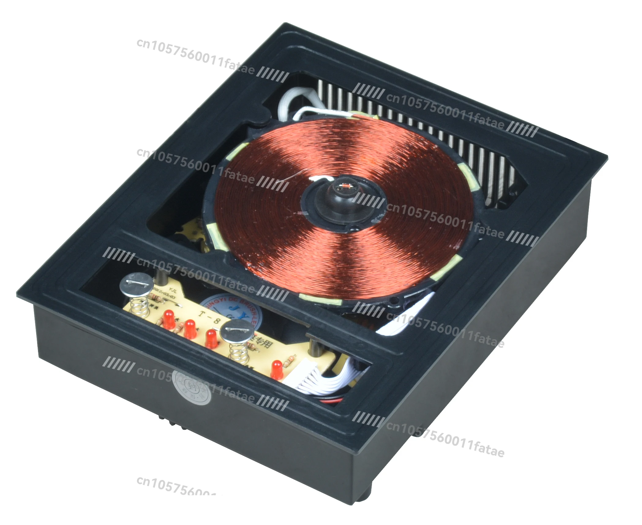 800W Commercial Hot Pot Induction Cooker 175x215mm Invisible T-8 Touch, Rectangular