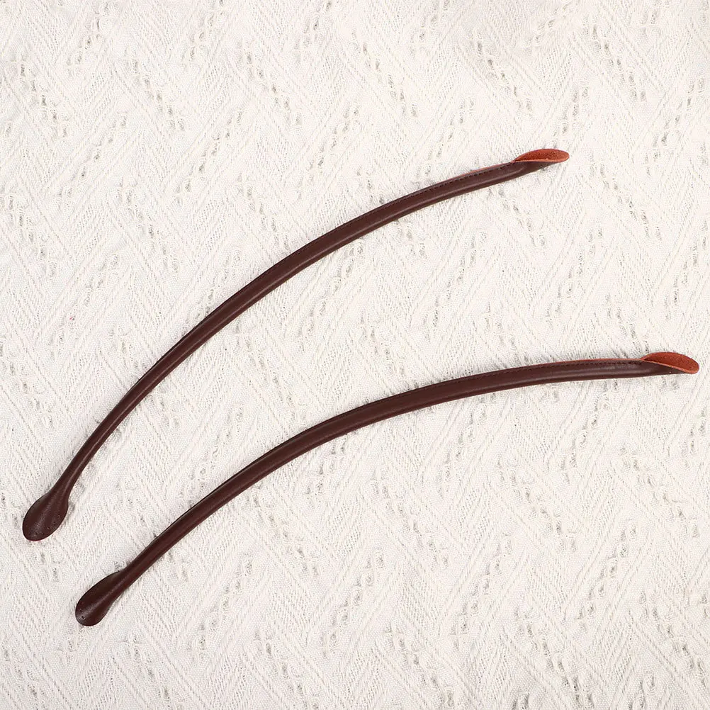 

1pc 40Cm Light Coffee Cowhide Bag Strap Thickened Diy Sewing Handle For Tote Handbag Replacement Accessories Belt