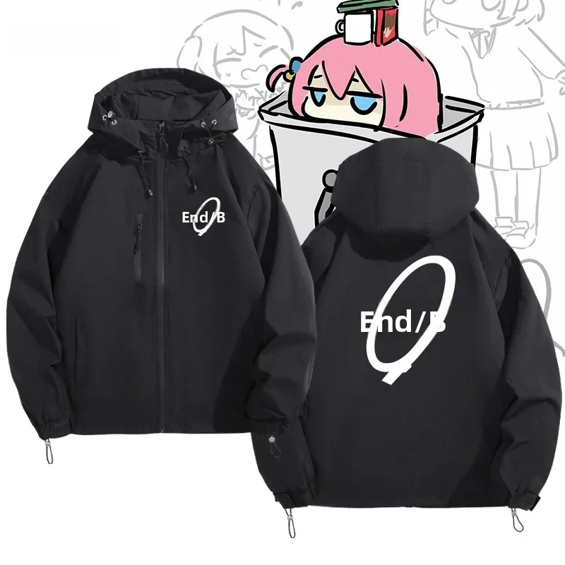 

Anime Surrounding Jaet Band End Solo Ro Outerwear Mountain Cool Wave Boychic Autumn Winter Coat Polyester Fiber Zipper Cl...