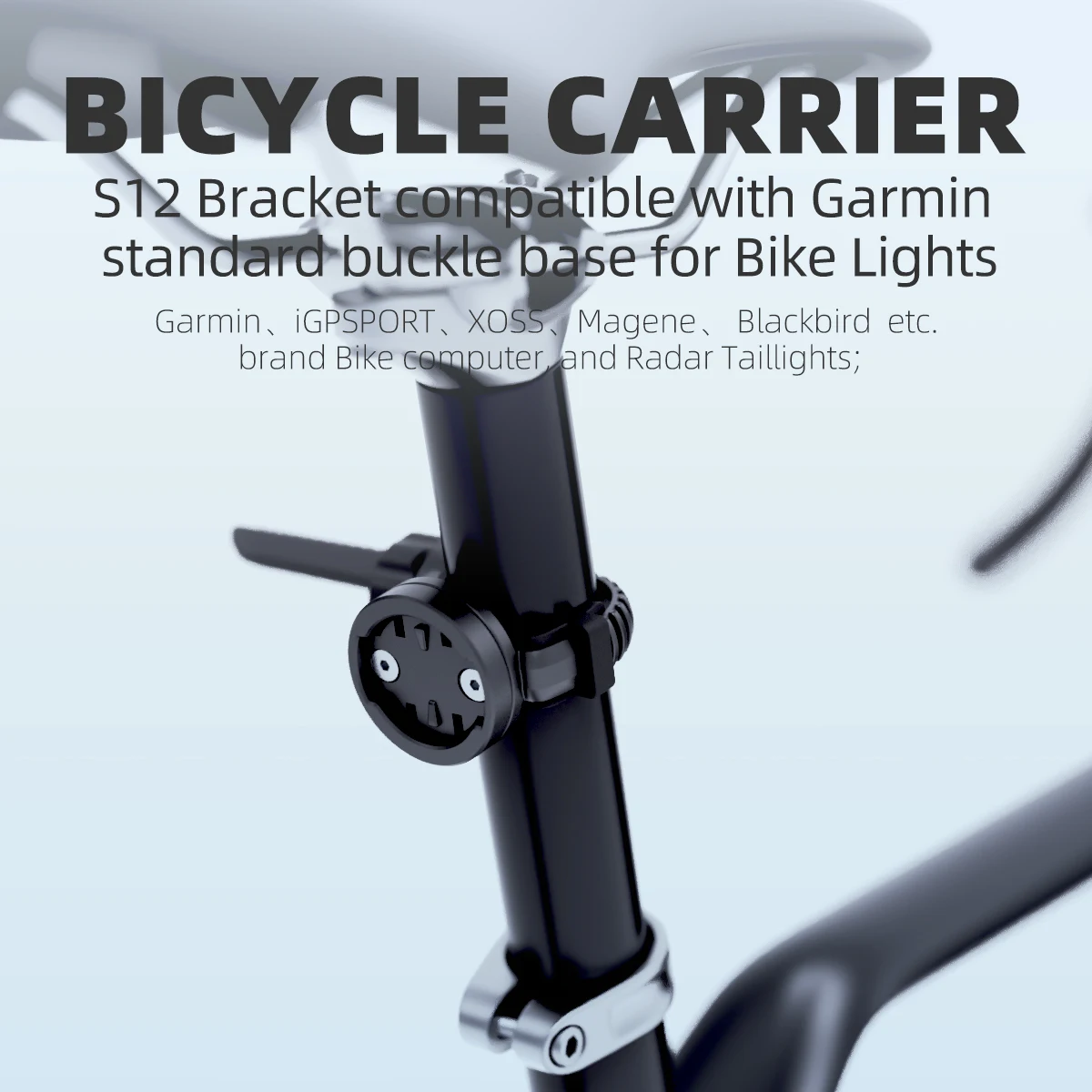 CYCLAMI Universal Bicycle GPS Computer Mount Radar Taillight Holder Headlight Bracket GoPro Camera Mount For Handlebar Seat Post