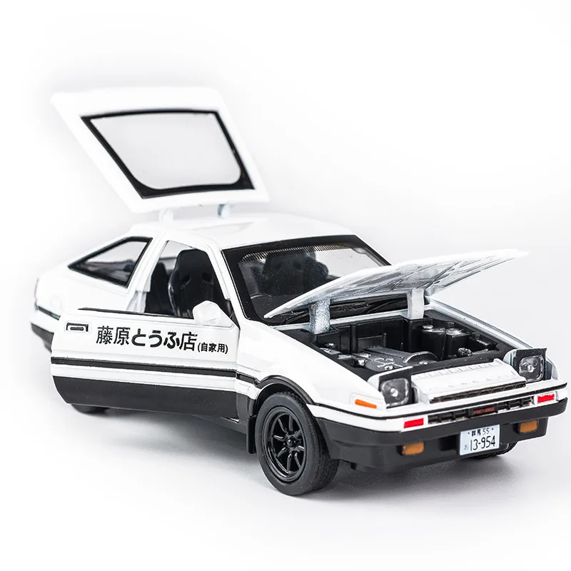 AE86 Initial D Alloy Car Imitating Real Car Model Ornaments for Children and Boys Toys