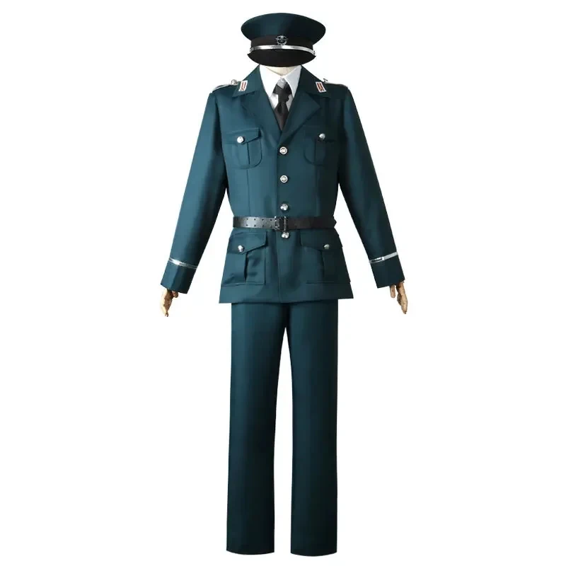 Fantasia Cosplay Spy X Family Yuri Briar, Uniforme Verde Militar, Traje para Festa de Halloween, Fantasia para Adultos