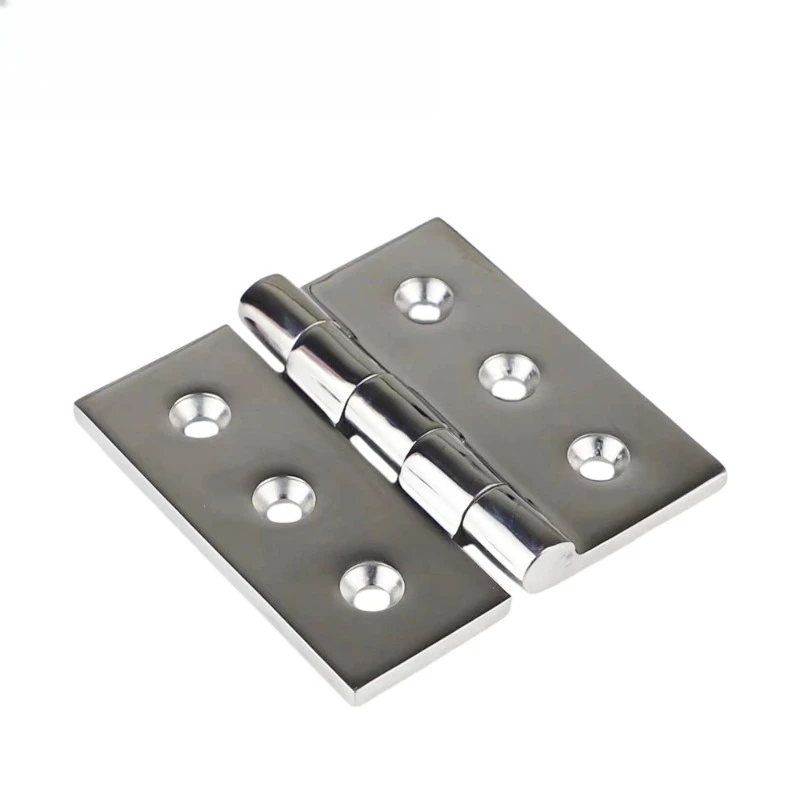 304 stainless steel hinge industrial equipment cabinet door , marine heavy duty hinge thickened 316