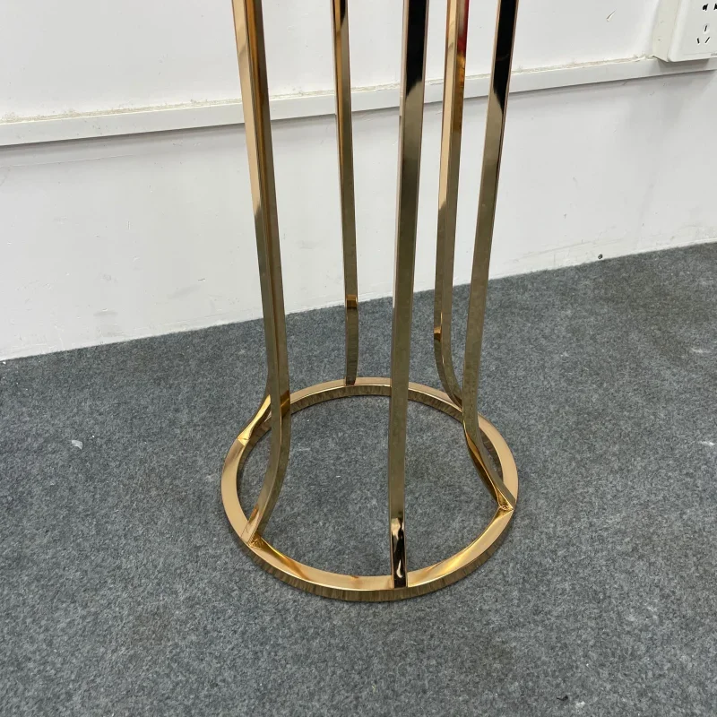 Galvanisierter Blumenständer, Hochzeitsgang-Vase, Hoteldekoration für Outdoor-Partys, Feiertagsveranstaltungen, Tischdekoration, neue Requisiten – Detail 7