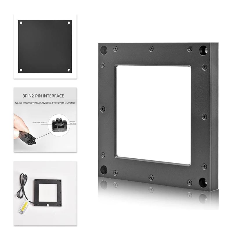 Retroilluminazione illuminazione laterale per visione artificiale industriale - Sorgente luminosa per visione a LED regolabile per rilevamento PCB/parti