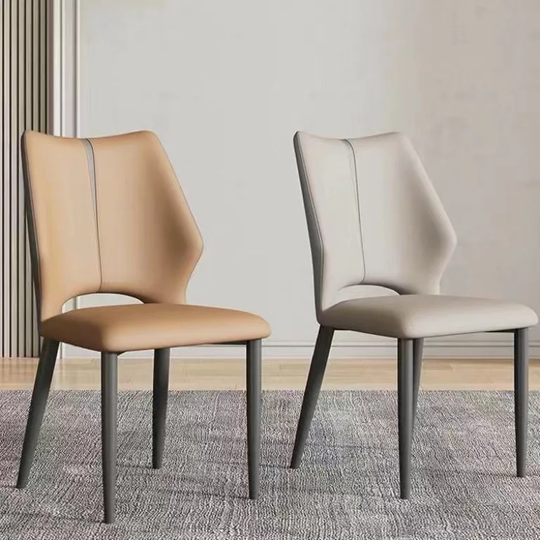 AOLIVIYA Italian Minimalist Restaurant Dining Chair Bar Coffee Shop Hotel Backrest Chair Luxury Hollow Home Modern