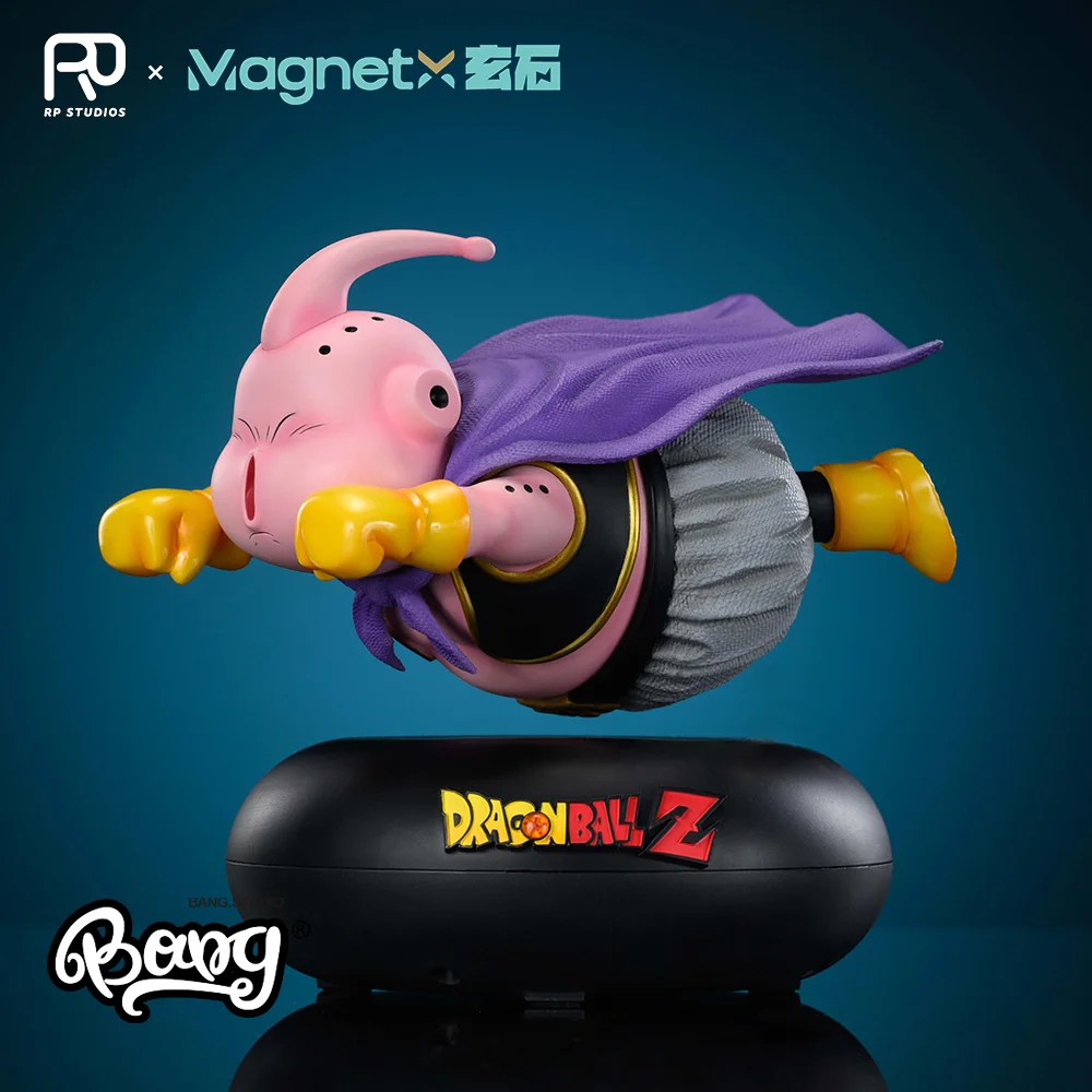 In Stock Dragon Ball Majin Buu Figurine Magnetic Levitation Figure Pvc Statue Model Collection Desk Decoration Toy Birthday Gift