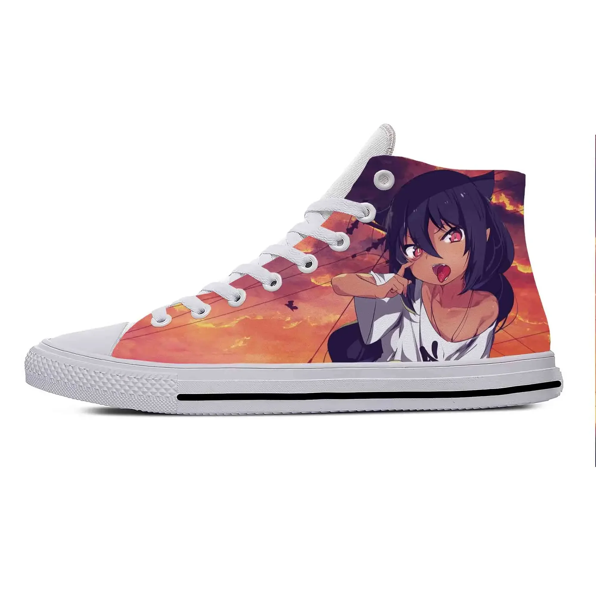 Zapatos informales con dibujos animados de Anime The Great Jahy Will Not Be Defeated, zapatillas transpirables para hombre y mujer, zapatos de suela alta ligeros