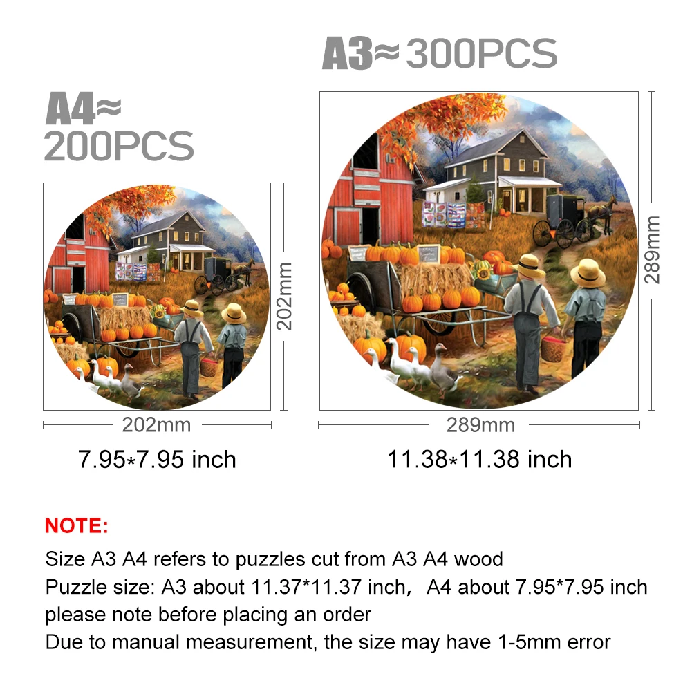 3D Halloween Wooden Lively Farm Jigsaw Puzzle For Festival Gifts Wood Puzzles Board Game Wood Farm Puzzle Toys For Children