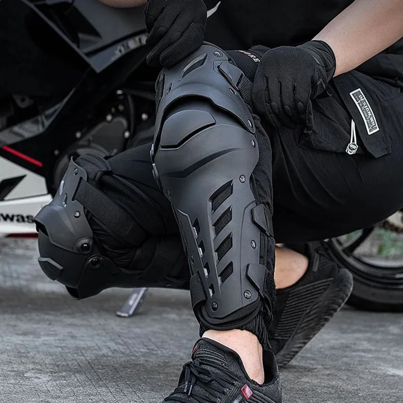 SULAITE Motorcycle Knee Pads for Men Accessories Shockproof Warm Motocross Protective Gear MTB Motorbike Knee Protector Items