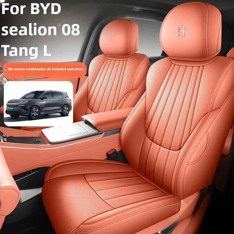 

Luxurious Car Seat Covers For For BYD Sealion 8 Tang L 2025 Cushion Breathable Back Cushion Durable Protective Pad Accessories