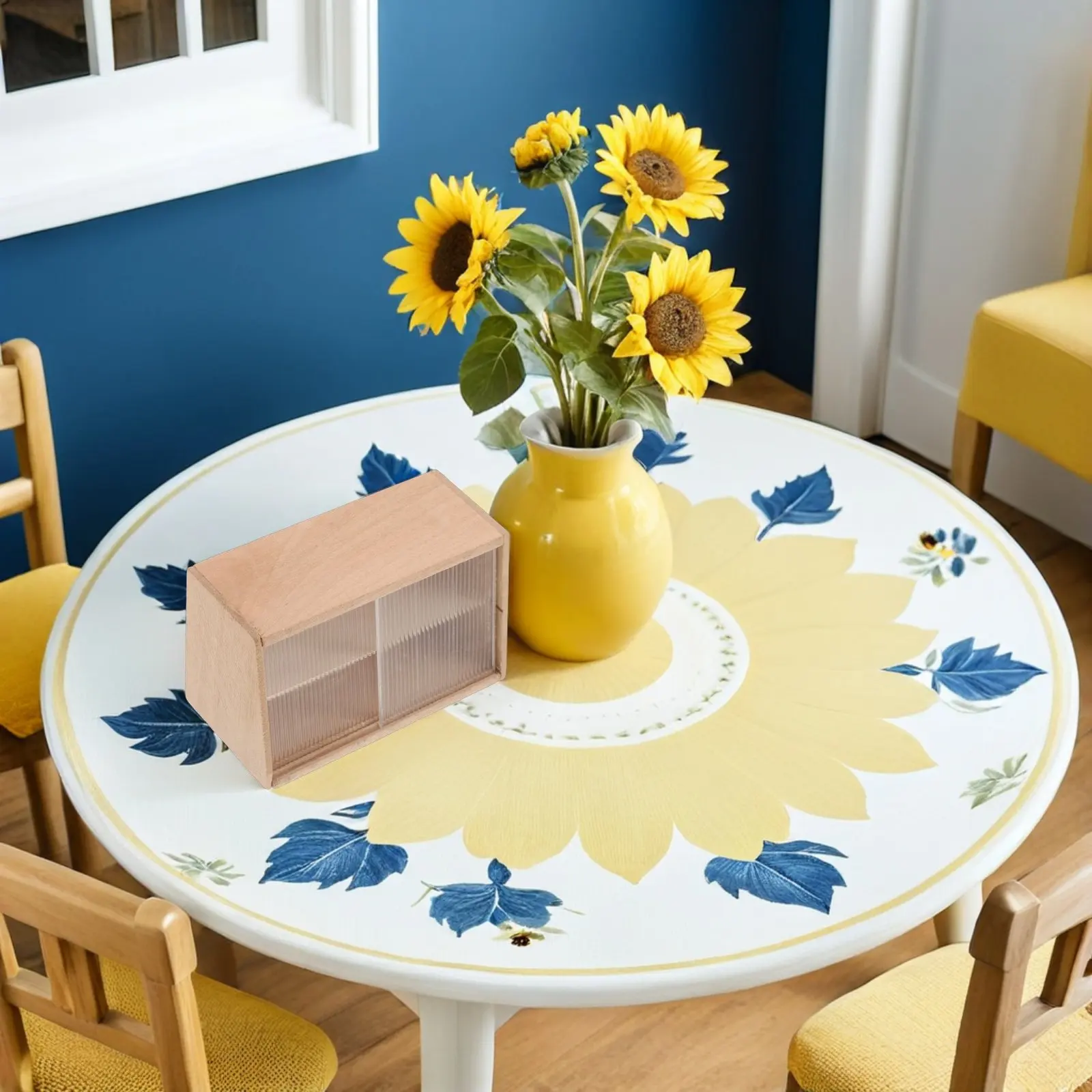 

2Pcs Miniature Cabinet Slanted Opening Dustproof Dollhouse Storage Decor 1:12 Scale Bakery Kitchen Display Furniture Accessories