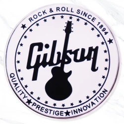 Gibson logo Guitar quality prestige innovation Brooch Gift Backpack Decoration