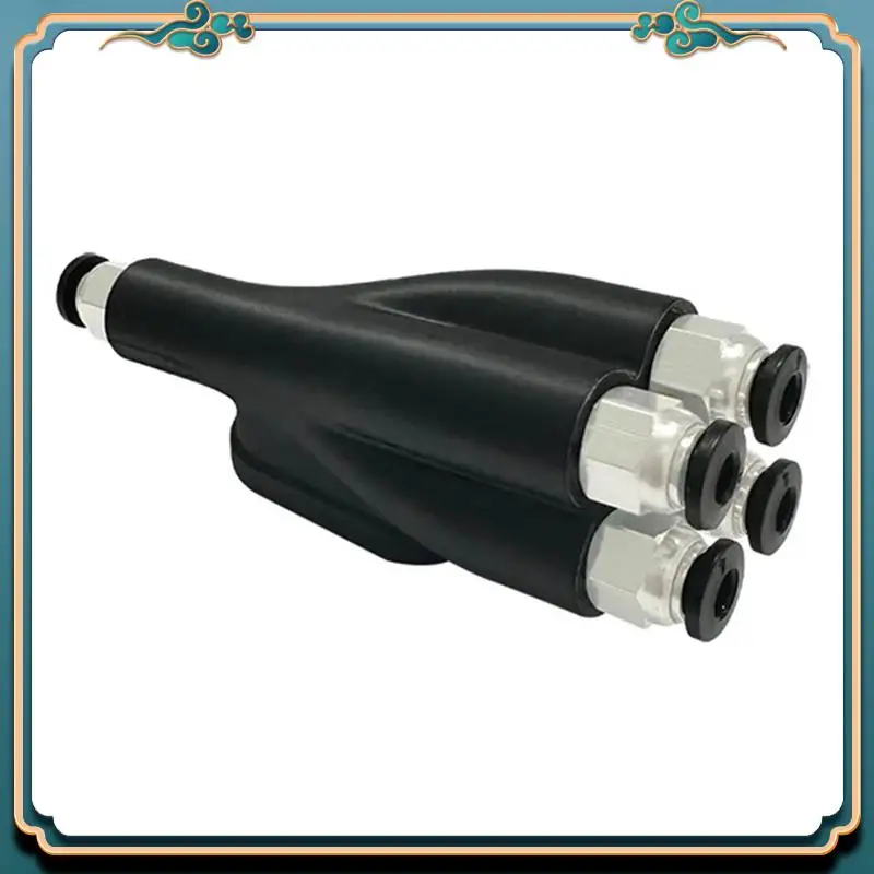 (جديد)-4 في 1 PTFE محول المواد منفذ توسيع الأنابيب AMS توصيل 4 وحدات التغذية لمختبر بامبو X1/P1 X1C P1S P1P