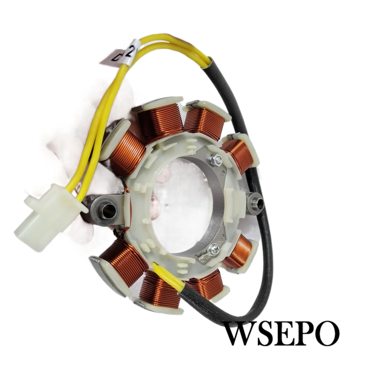 Big Power! 130W 12V 11A 8 Pole Pure Copper Stator Coil Fits On 212 230CC 4-Str. GX210 Type Engine For Lighting Charging Purpose