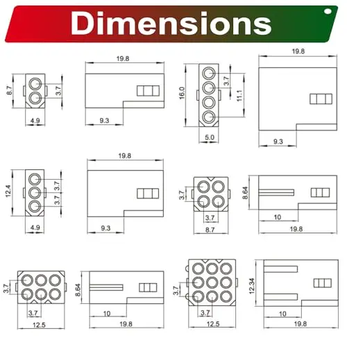 Разъем Molex MX 3,7 мм «папа» «Мама», 1x1Pin 1x2Pin 1x3Pin 1x4Pin 2x3Pin 3x3Pin 5500 корпус (телефон)