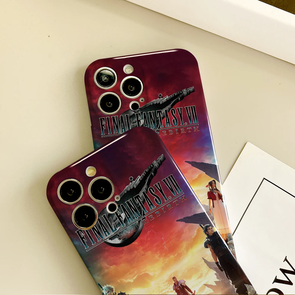 Game F-FINAL F-FANTASY VII Phone Case For Samsung S21 FE S23 22 Ultra Plus A 04 E 33 5G All-inclusive Tough Personalized Cover