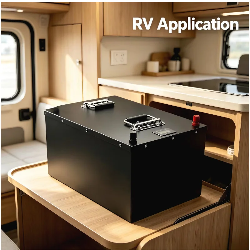 12V Grade‑A LiFePO4 Rechargeable Storage Battery 100AH‑300AH Built‑In BMS Power Source For Off‑Grid Solar RV UPS Inverter Workin